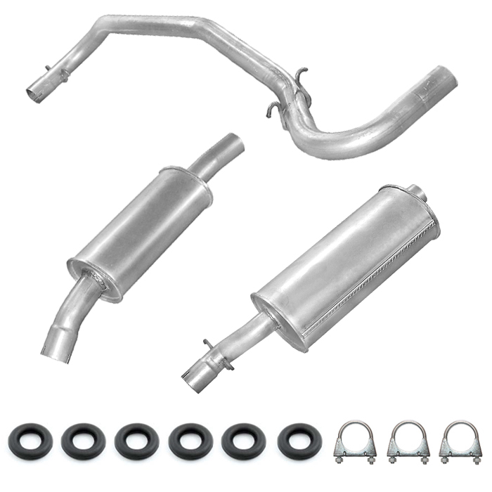 Schalldämpferset W201 Adamot Schalldämpfer-Set Für Mercedes 190 W201 (2.0i & 2.0 D) – Komplett Mit Montagematerial Auspuffanlage Mercedes 190