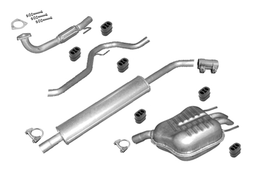 Auspuffanlage für Saab 9-3 II 1.8 2.0 & 1.8 2.0 Biopower | eBay